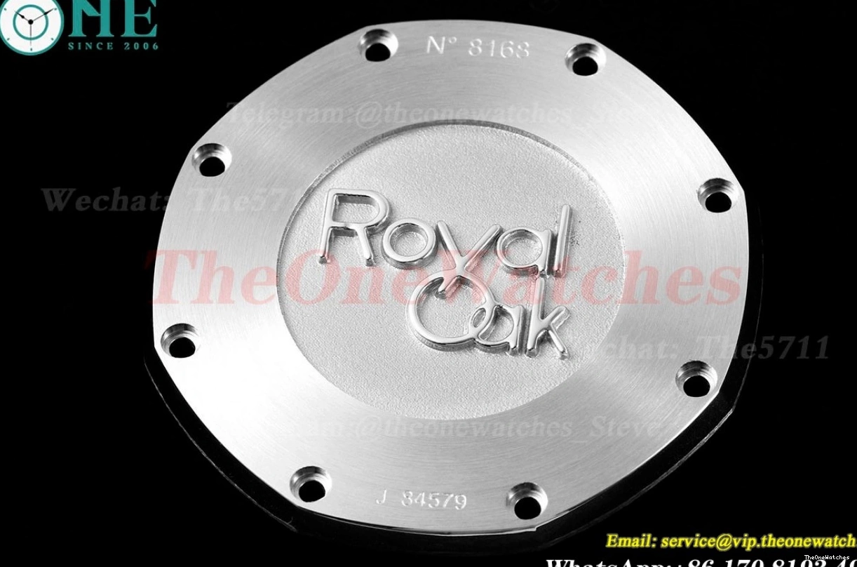 Ladies 33mm Quartz Royal Oak Black SS SS Swiss Dial 8F 0501